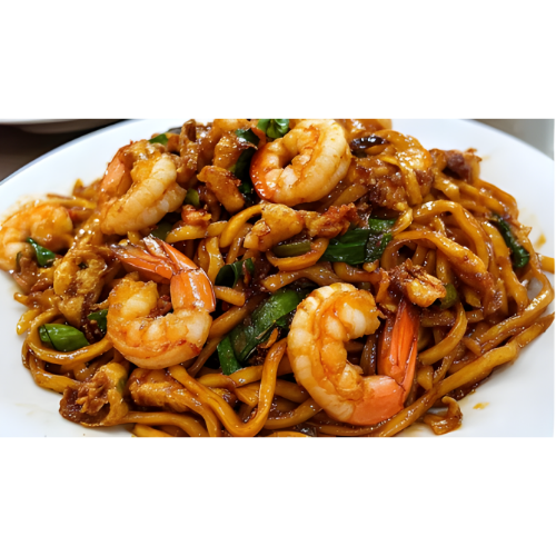 mee goreng udang (prawn fried noodles)