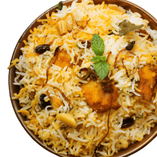 nasi briyani ayam ala malay (chicken briyani malay style)