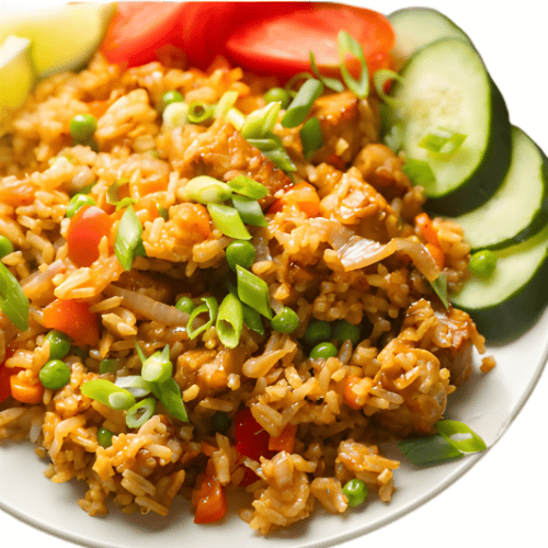 nasi goreng sayur (vegetable fried rice)