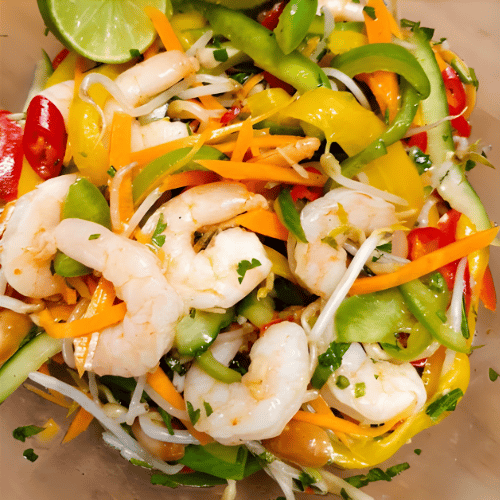 salad udang (shrimp salad)